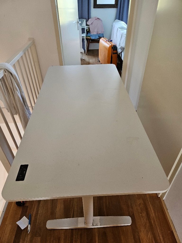 Computerbureau gratis afhalen, Ophalen, 160 cm, Gebruikt, Computerbureau