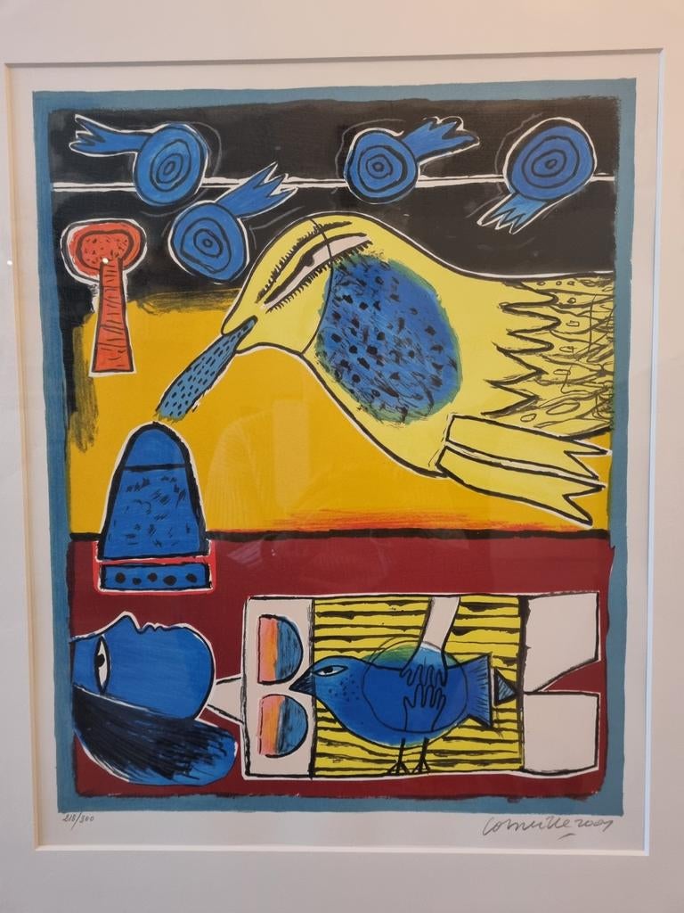 Corneille zeefdruk Iza II, 2001, Antiek en Kunst, Kunst | Litho's en Zeefdrukken, Ophalen
