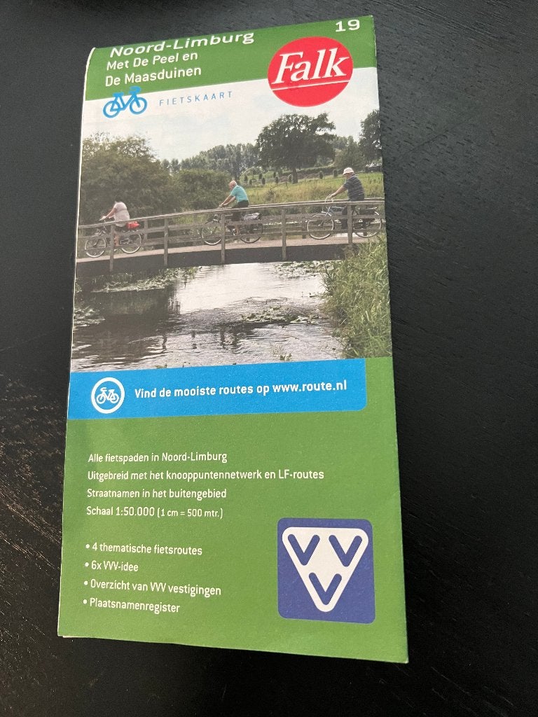 FALK Fietskaart Noord-Limburg De Peel Maasduinen, Fiets- of Wandelgids, Falk, Benelux, Ophalen