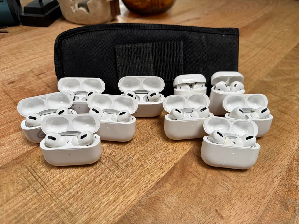 8x AirPods Pro en 2x AirPods - Diverse modellen, In gehoorgang (in-ear), Ophalen of Verzenden, Apple, Wit