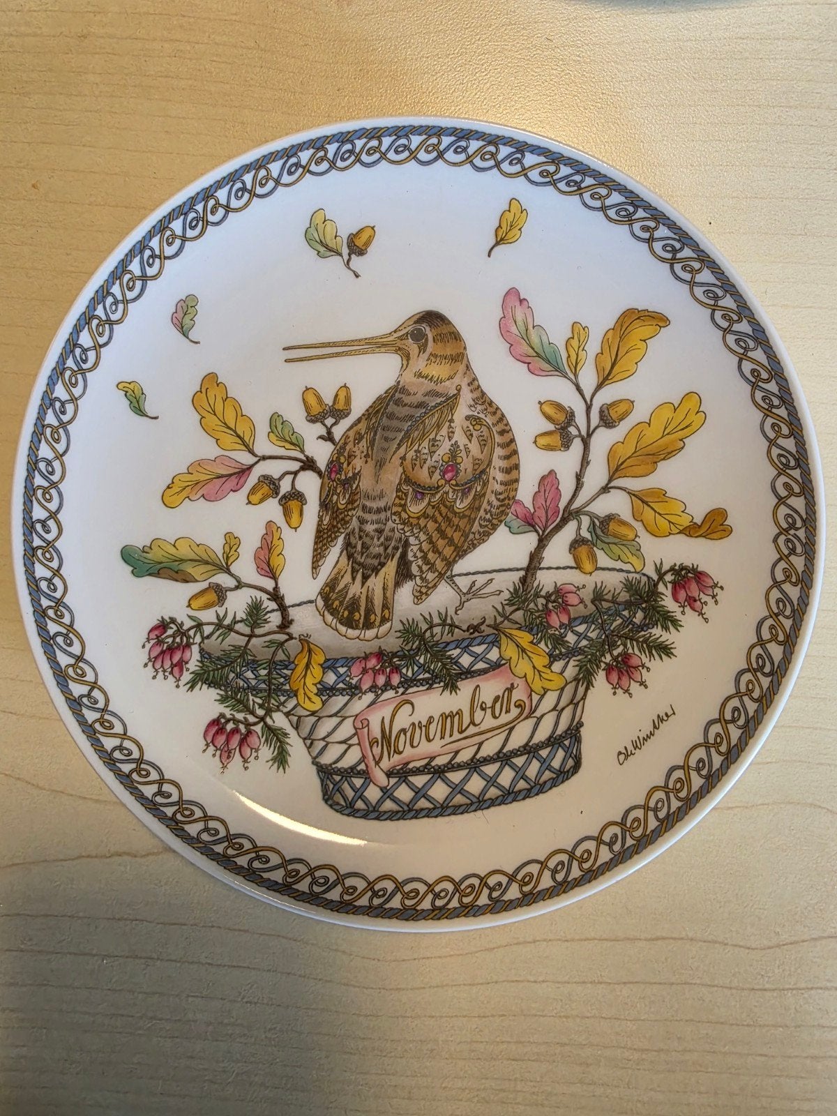 Hutschenreuther Wandborden: Oktober, Mei, November, Antiek en Kunst, Ophalen of Verzenden