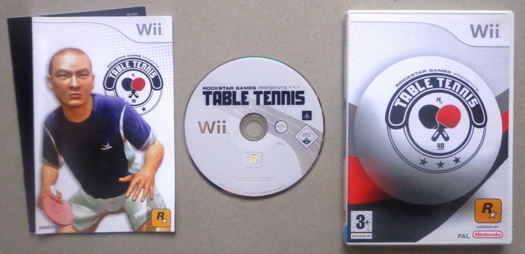 Table Tennis voor de Nintendo Wii Compleet, 1 speler, Ophalen of Verzenden, Zo goed als nieuw, Vanaf 3 jaar