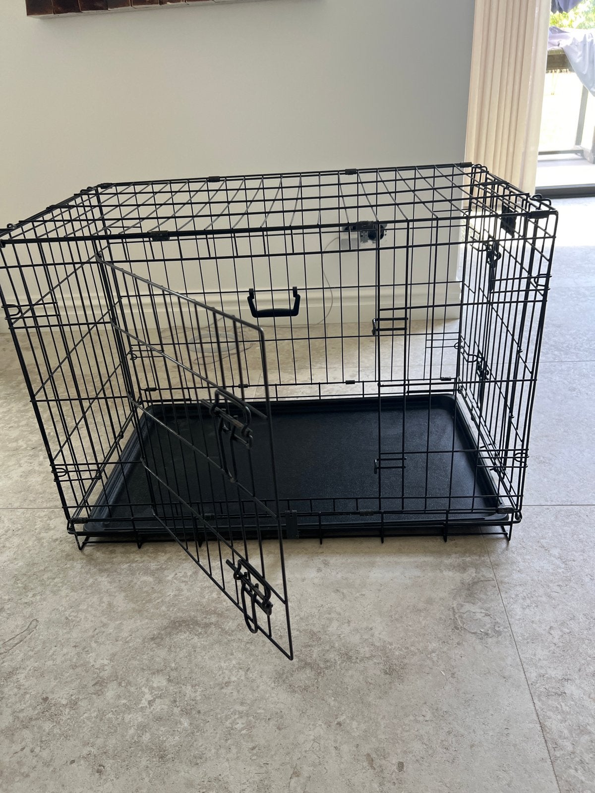 Honden/katten benche, Dieren en Toebehoren, Ophalen, Zo goed als nieuw