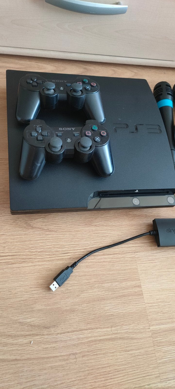 PlayStation 3 Slim + Games, Ophalen, Met 2 controllers, Slim, Gebruikt