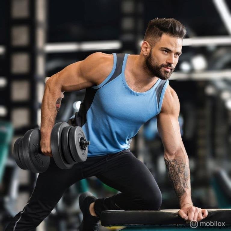 Online Veiling: Dumbells 40 Kilo, Nieuw