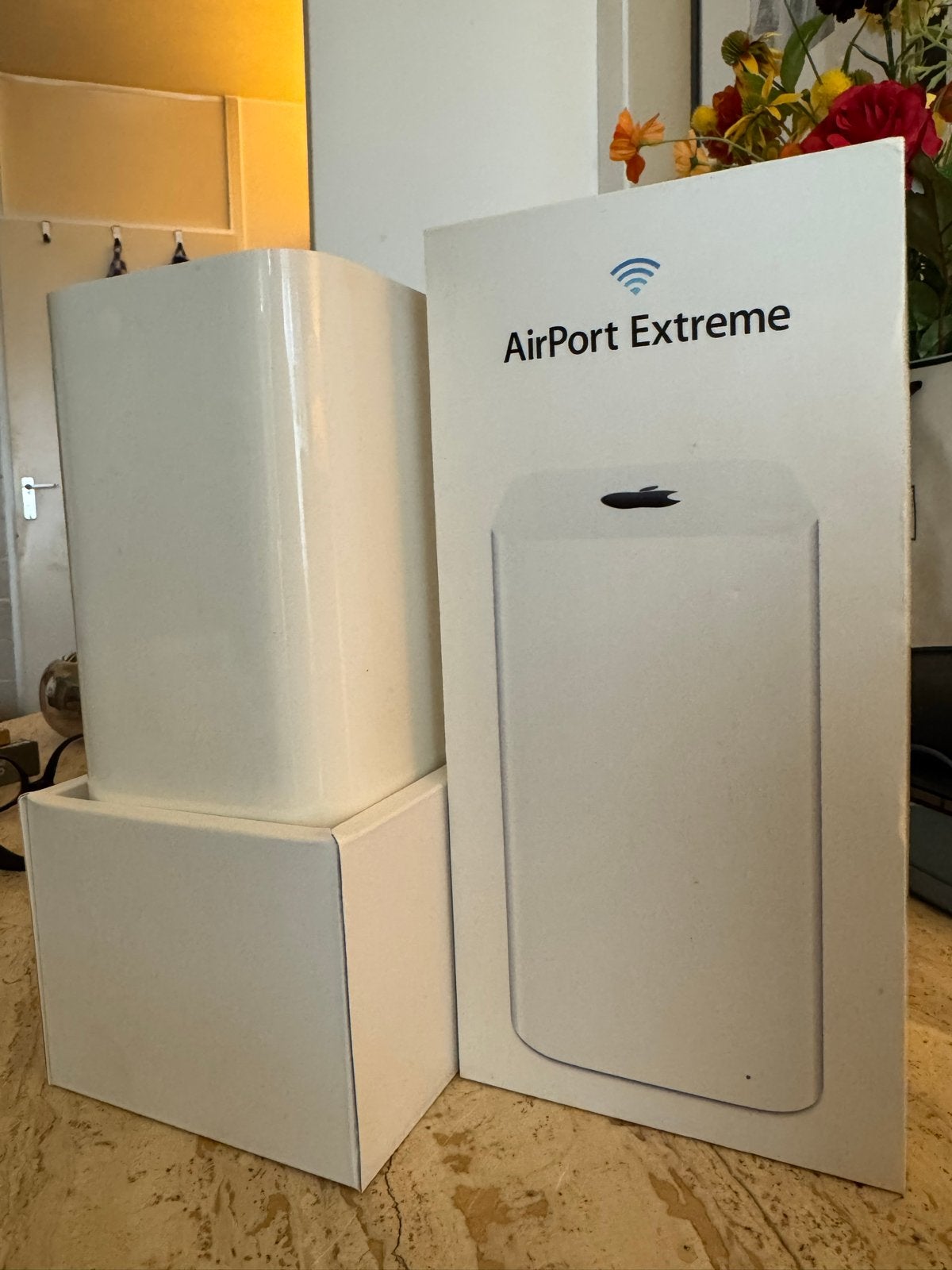 Apple AirPort Extreme Router, Computers en Software, Routers en Modems, Ophalen, Zo goed als nieuw, Router