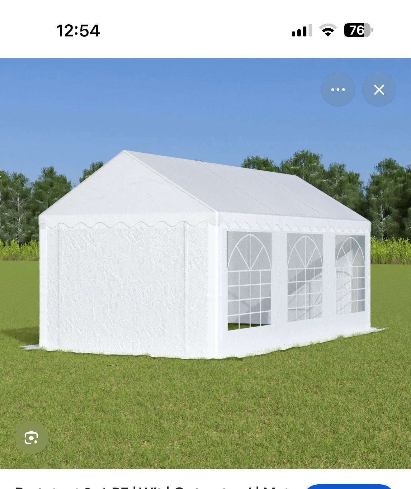partytent gebruikt, Ophalen of Verzenden, Gebruikt, Minder dan 5 meter