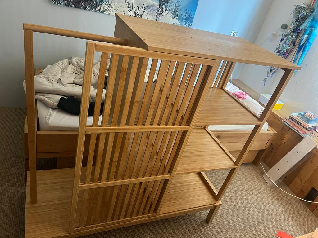 Nordkisa openkledingkast Ikea, Ophalen, Zo goed als nieuw