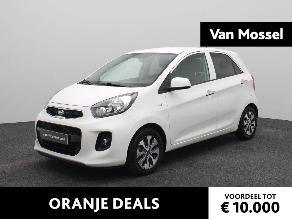 Kia Picanto 1.0 CVVT ComfortPlusLine Navigator | Airco | Cru, 12 maanden, Stof, Gebruikt, Euro 6