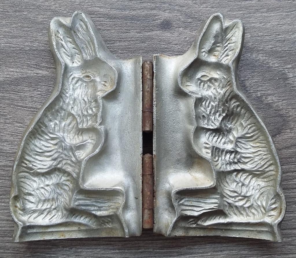 Omstreeks 1900 Chocolade Mal ijsmal Paashaas Pasen Paasfeest, Ophalen of Verzenden