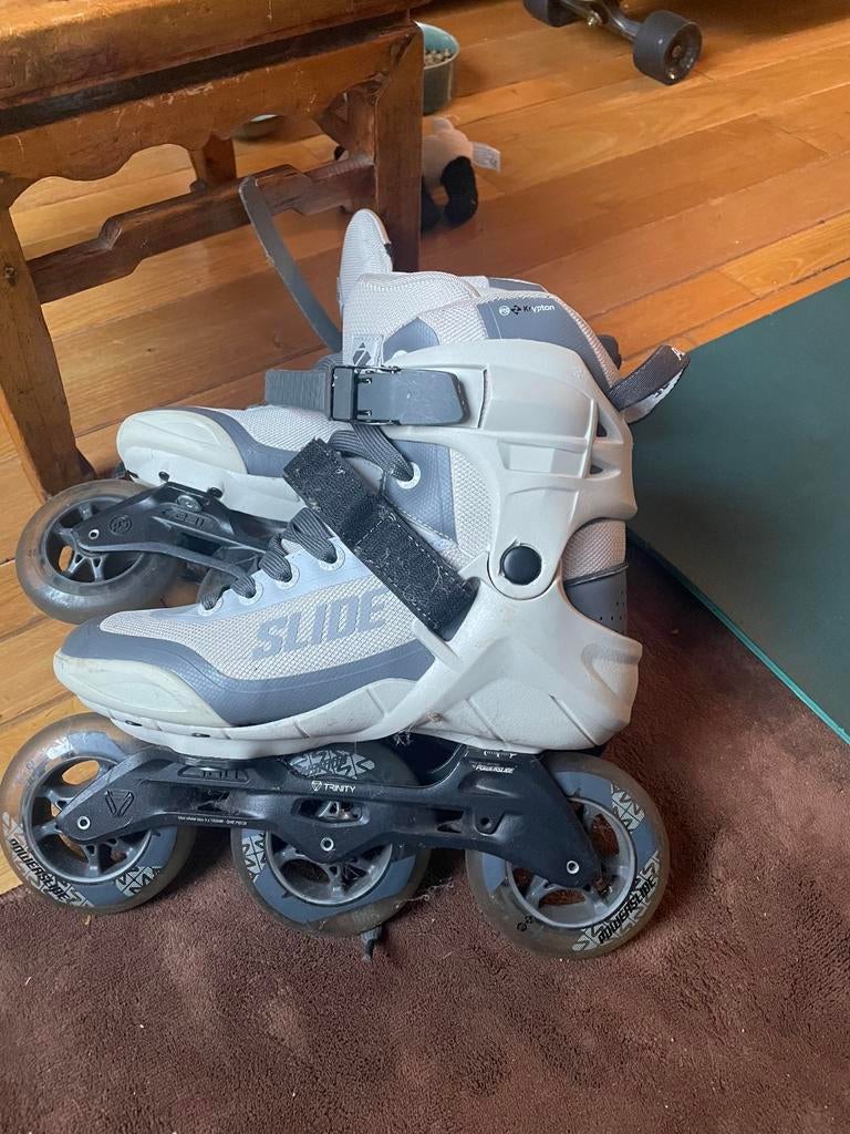 Powerslide Phuzion Krypton 100 grey skates maat 41, Ophalen of Verzenden, Zo goed als nieuw, Powerslide