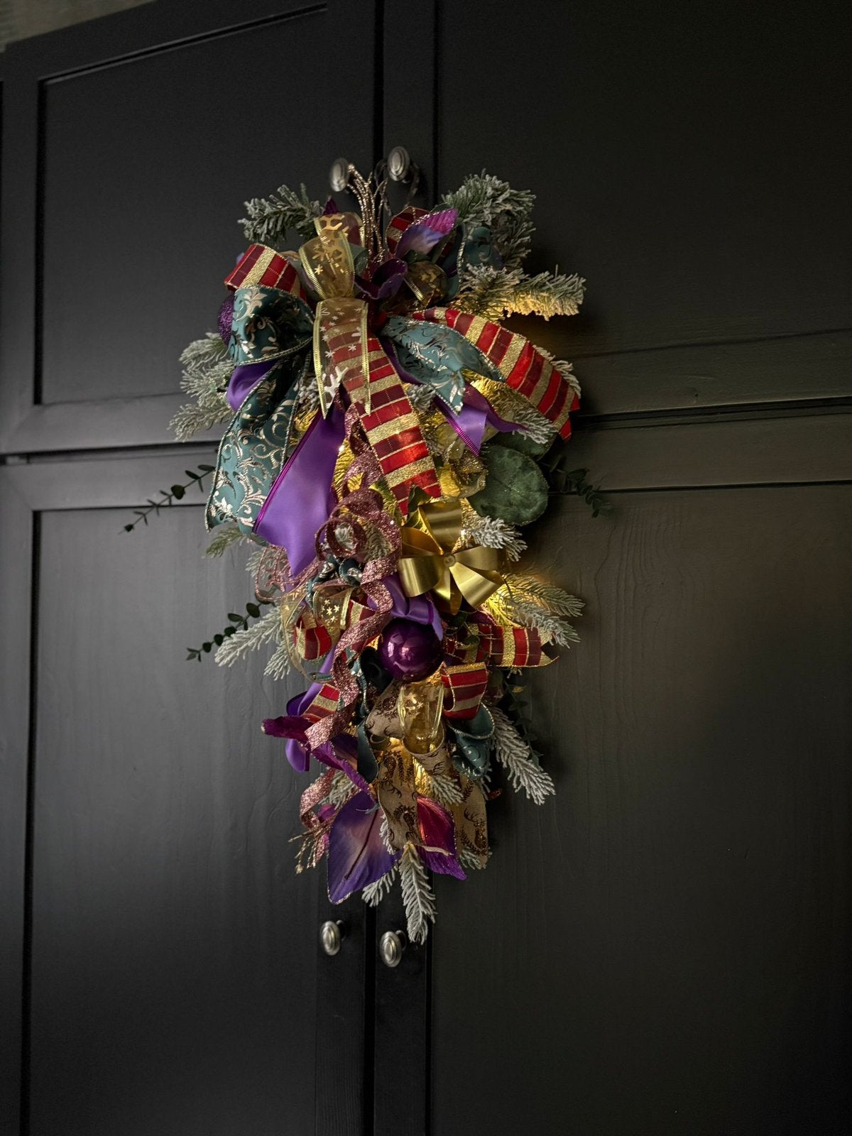 Kerst guirlande krans compleet gedecoreerd, Diversen, Ophalen, Zo goed als nieuw