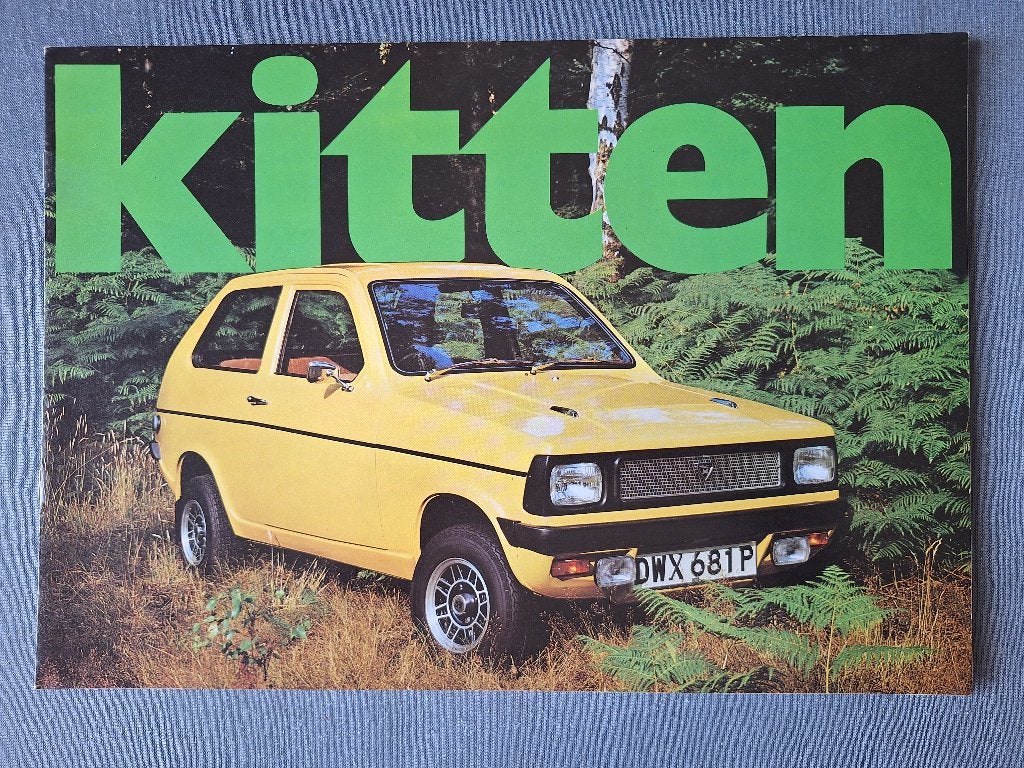 Brochure RELIANT KITTEN - 1977 NL, Verzenden, Gelezen, Overige merken