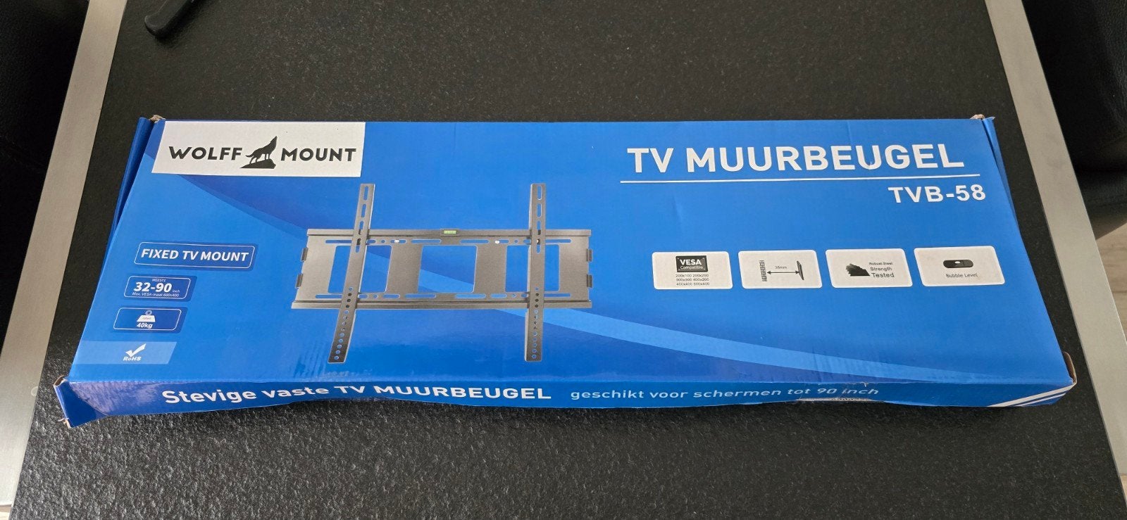 Wolff Mount TV Muurbeugel TVB-58 (32-90 inch), Ophalen of Verzenden