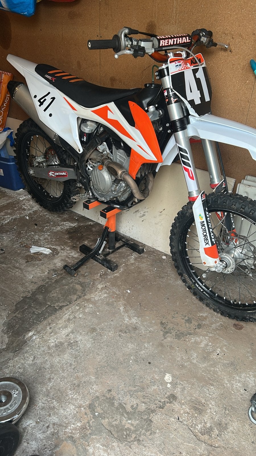 KTM 350SXF 2019 met Volledige HGS en Renthal Twinwall, Ophalen of Verzenden