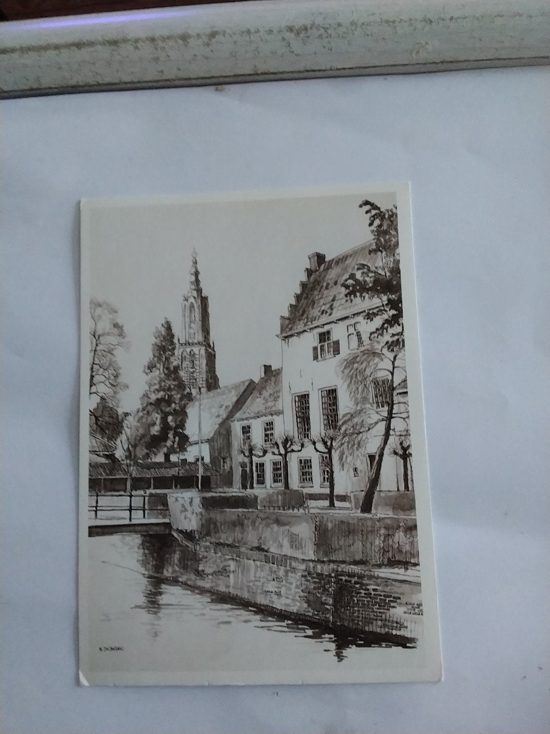 Oude kaart Amersfoort - Vrouwetoren en Muurhuizen 1995, Ophalen of Verzenden, 1980 tot heden, Gelopen, Utrecht