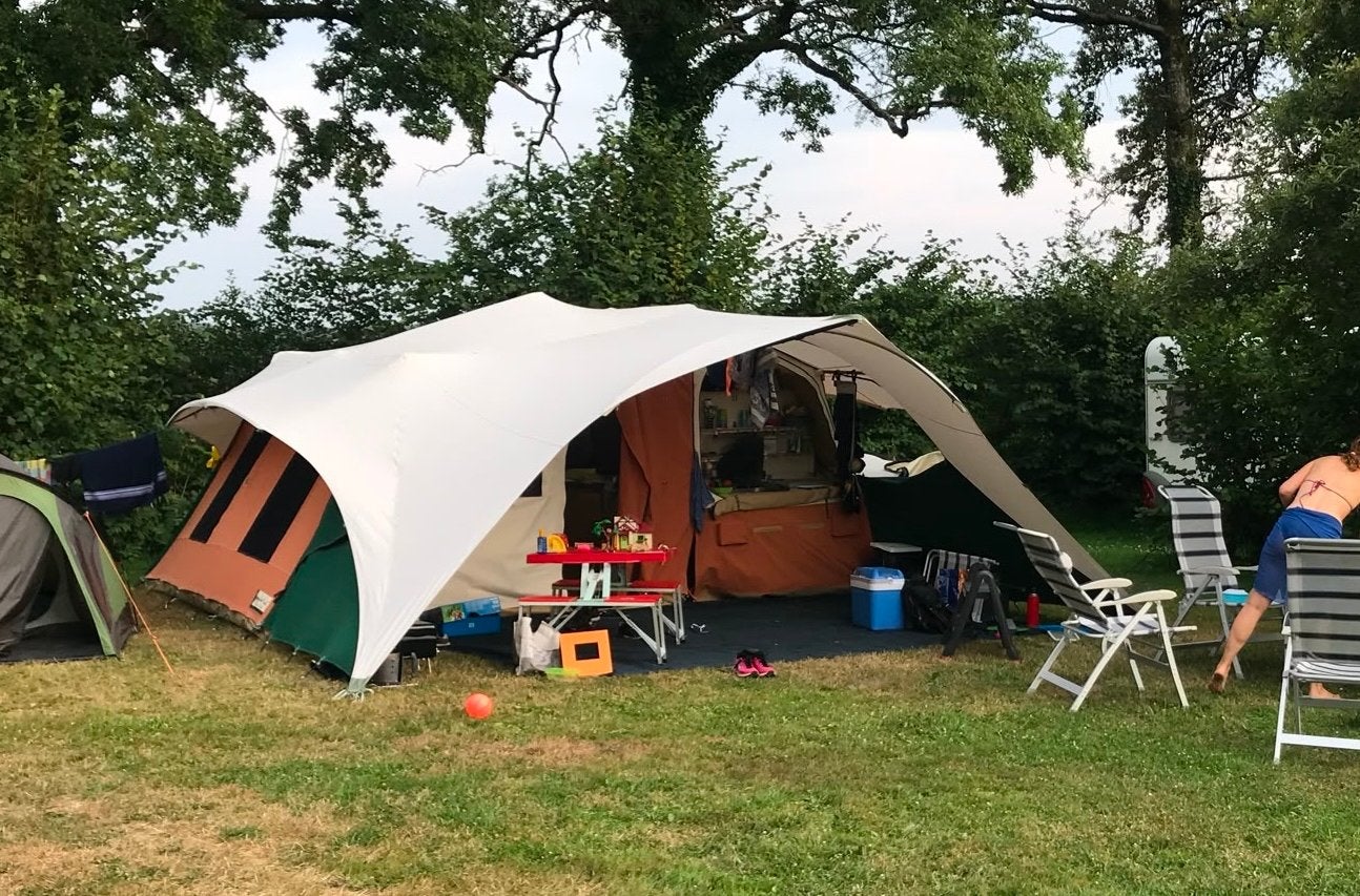 Holtkamper Kyte XL tenttrailer / vouwwagen, Caravans en Kamperen, Vouwwagens, Ophalen, Meerkleurig, Aanwezig, Holtkamper