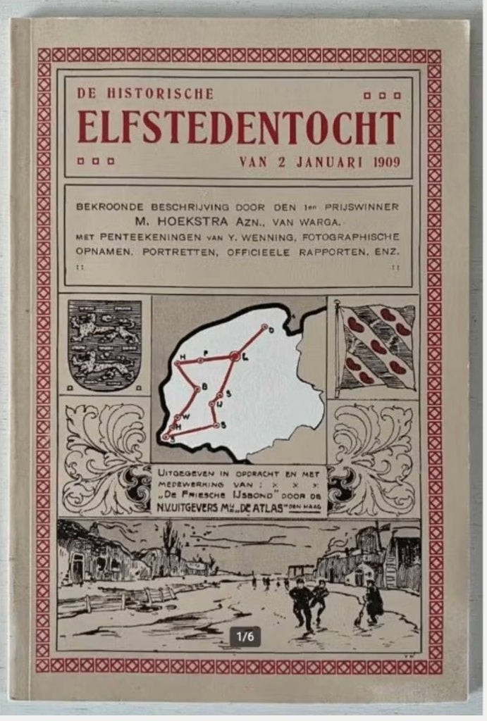 De Historische Elfstedentocht van 2 Januari 1909, Boeken, Geschiedenis | Stad en Regio, Ophalen of Verzenden, Zo goed als nieuw