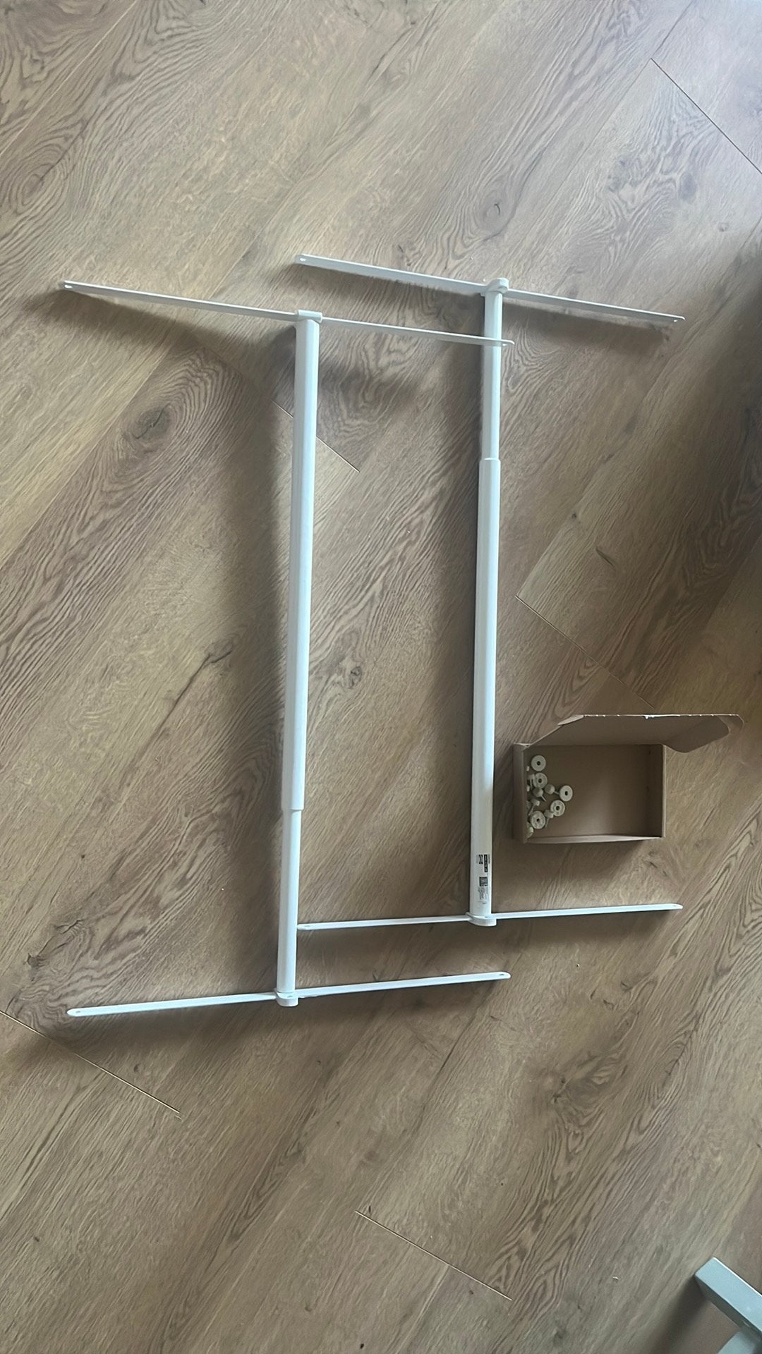 2x Hjalpa verstelbare kledingroede 60-100 cm, Ophalen, Gebruikt
