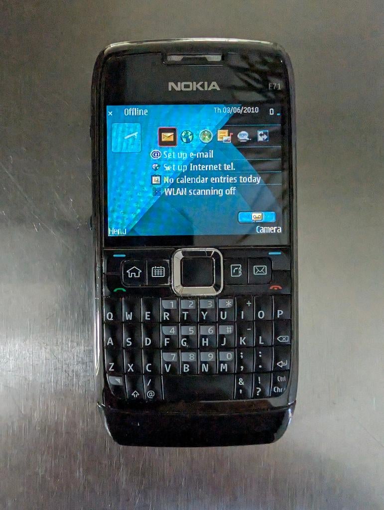 Nokia E71 zwart, Ophalen of Verzenden, Gebruikt