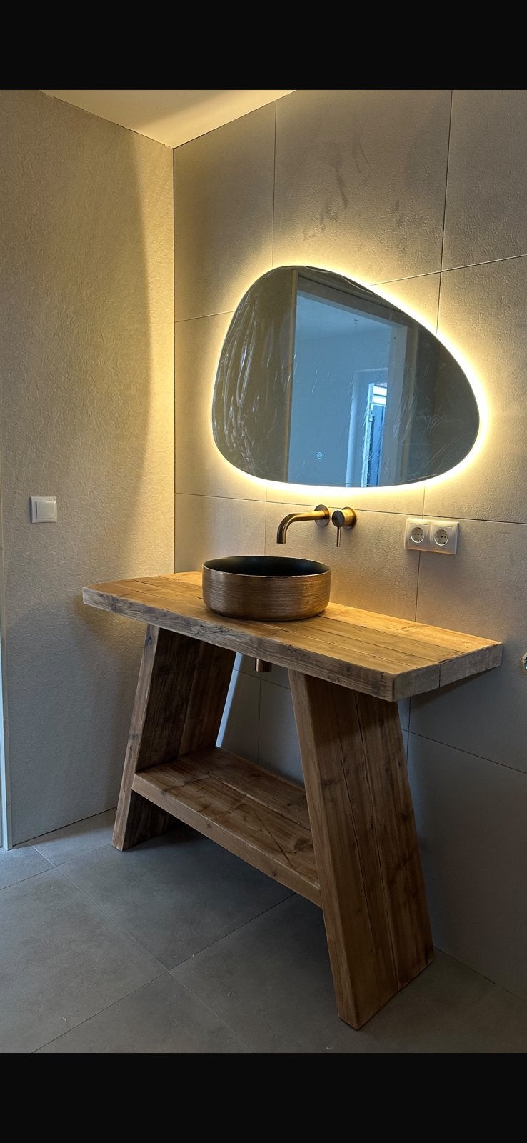 Badkamer meubelen / sidetables / banken, nieuw op maat !!, Ophalen, Nieuw, 25 tot 50 cm