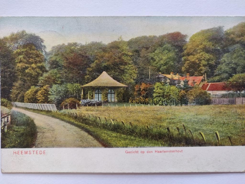 X1953 Heemstede 1906 naar Piershil, Ophalen of Verzenden, Voor 1920, Noord-Holland
