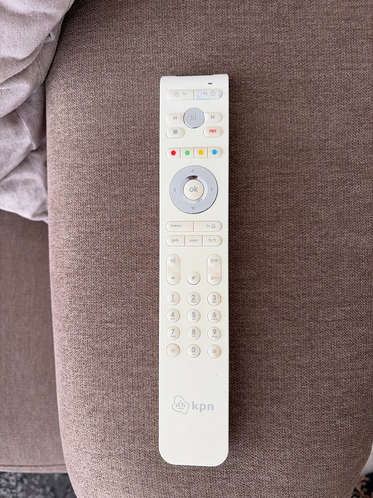 KPN afstandsbediening voor TV en ontvanger, Ophalen of Verzenden, Gebruikt, Origineel, Tv
