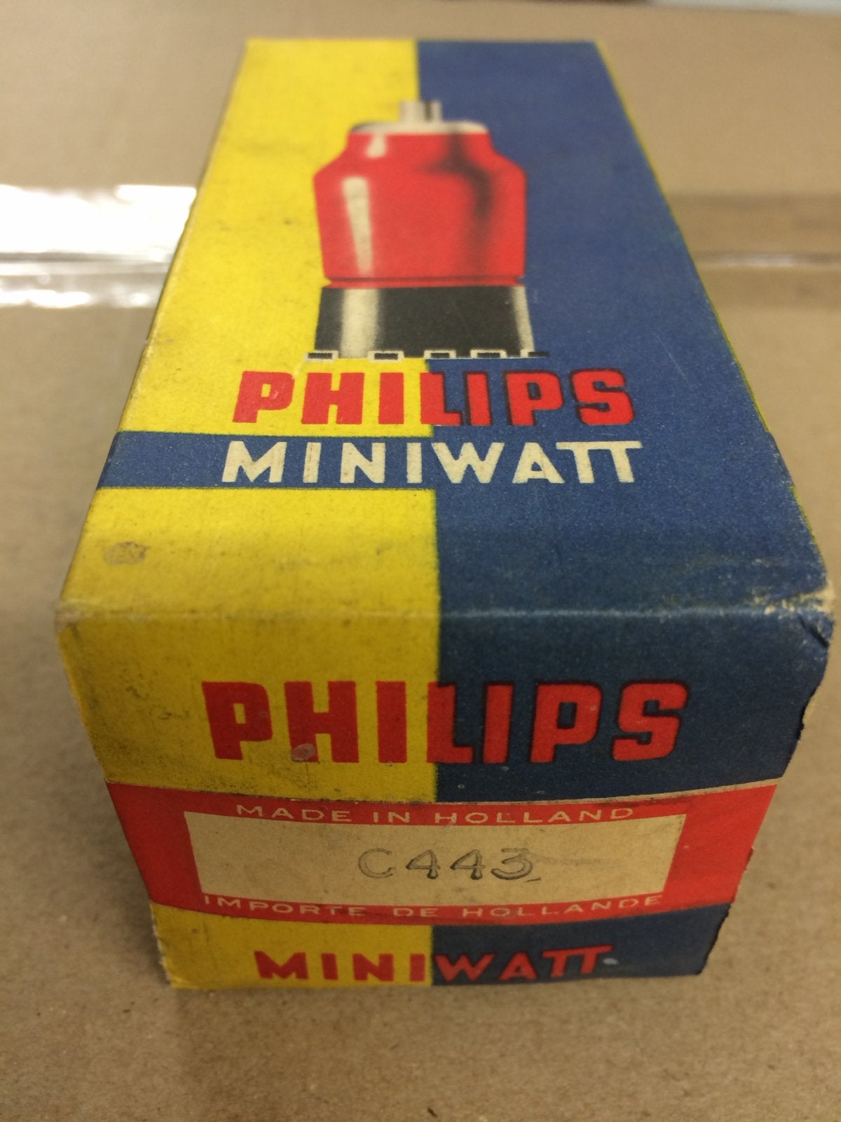 Philips Miniwatt C443 Radiobuis in originele doos, Ophalen