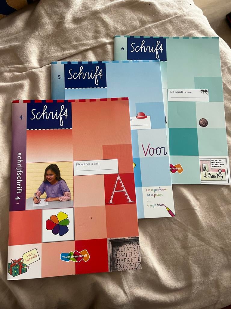 Schrijfschrift 4, 5 en 6 - Thiemo Meulenhoff, Ophalen of Verzenden, Zo goed als nieuw