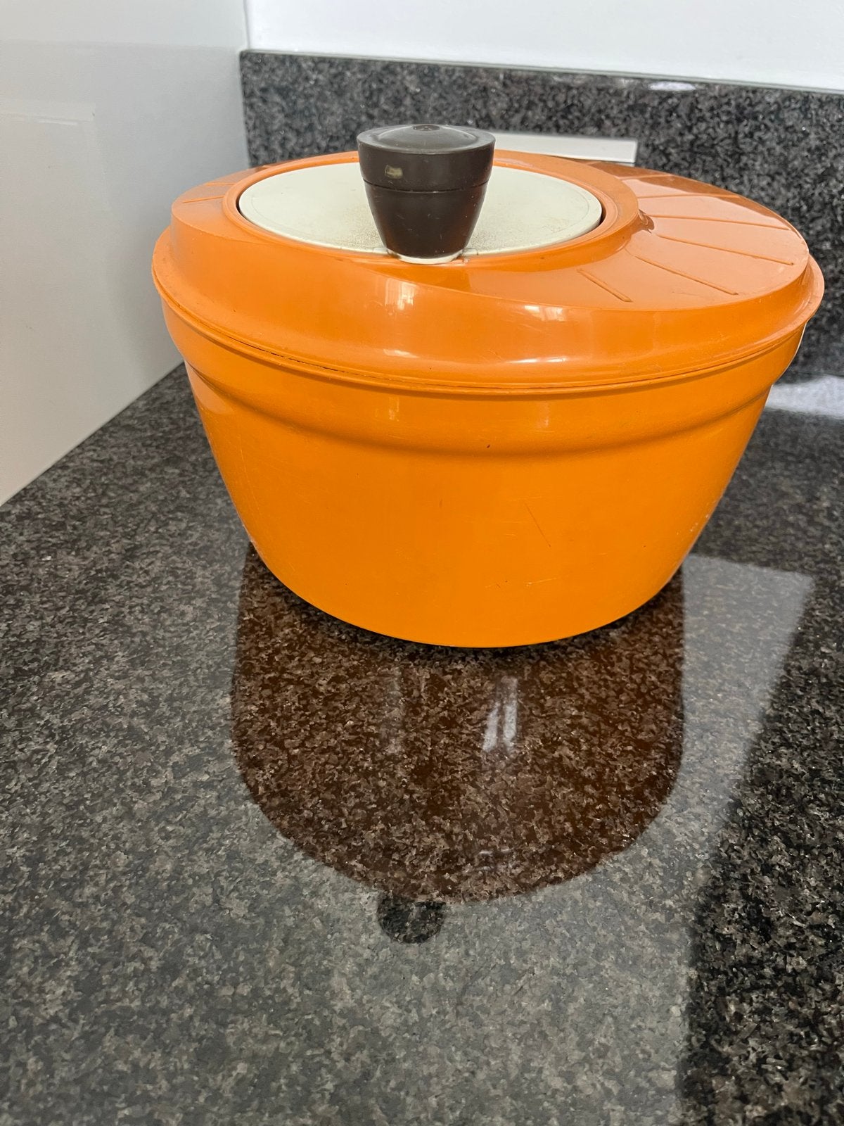 Moulinex groentedroger - Oranje - Goede staat, Huis en Inrichting, Keuken | Keukenbenodigdheden, Kunststof, Ophalen of Verzenden