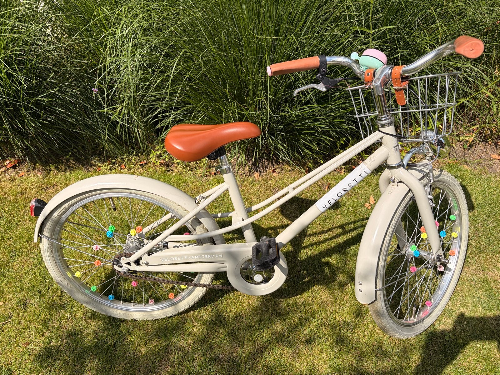 Veloretti Junior fiets - Pebble Grey (beige), Ophalen, Gebruikt, 16 tot 20 inch