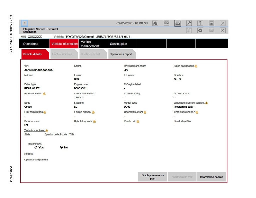 Toyota ISTA v4.42.31, Verzenden