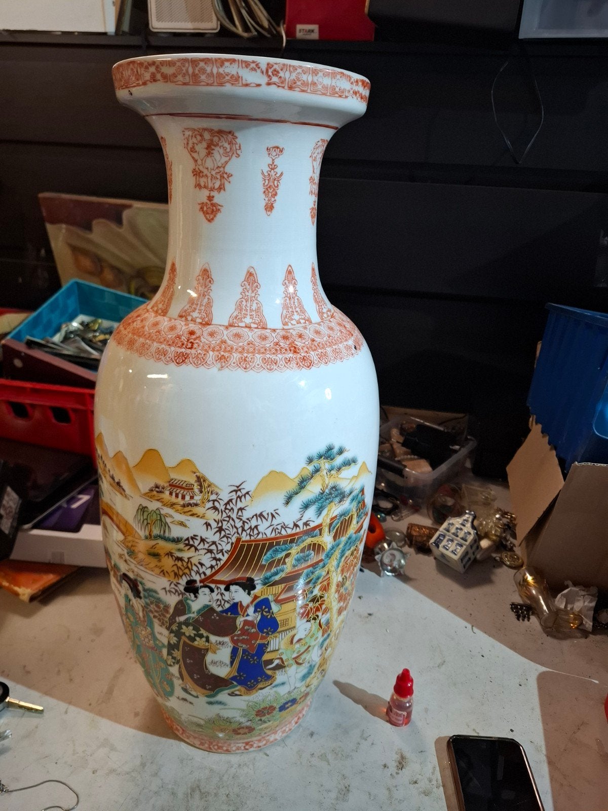 Grote Antieke Chinese Vaas, Antiek en Kunst, Antiek | Vazen, Ophalen