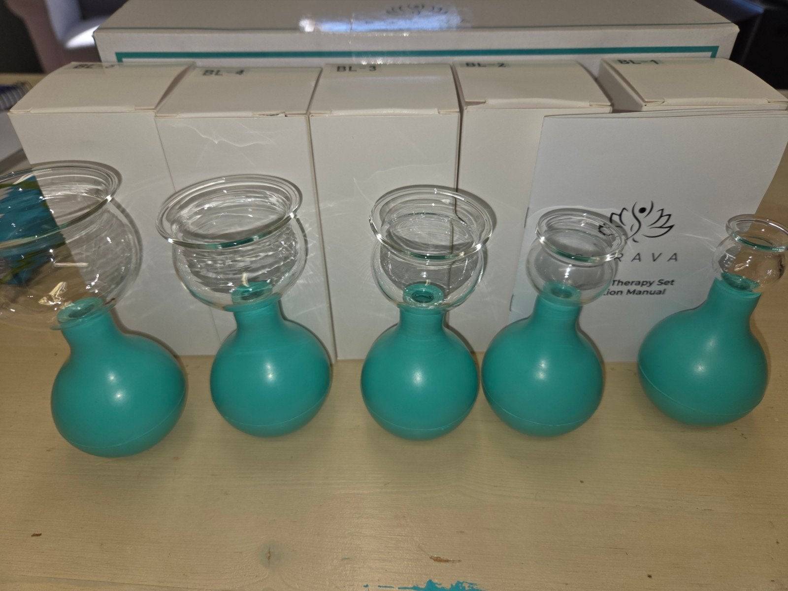 5-delig cupping set, Ophalen of Verzenden