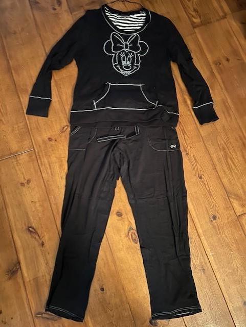 ZGAN !!! Huispak Hunkemoller Minnie Mouse zwart studs XL, Zwart, Maat 46/48 (XL) of groter, Ophalen of Verzenden, Zo goed als nieuw