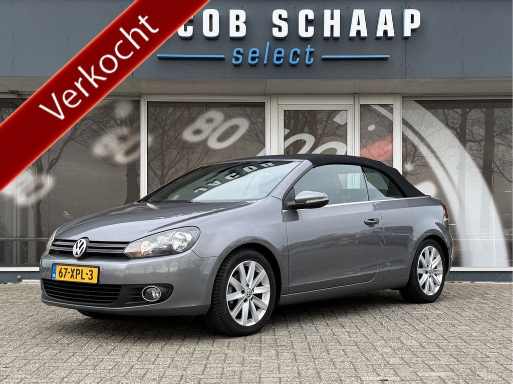 Volkswagen Golf Cabriolet 1.2 TSI Dynamic / Nieuwe kap / 17", Auto's, Volkswagen, Voorwielaandrijving, Euro 5, Zwart, 4 cilinders