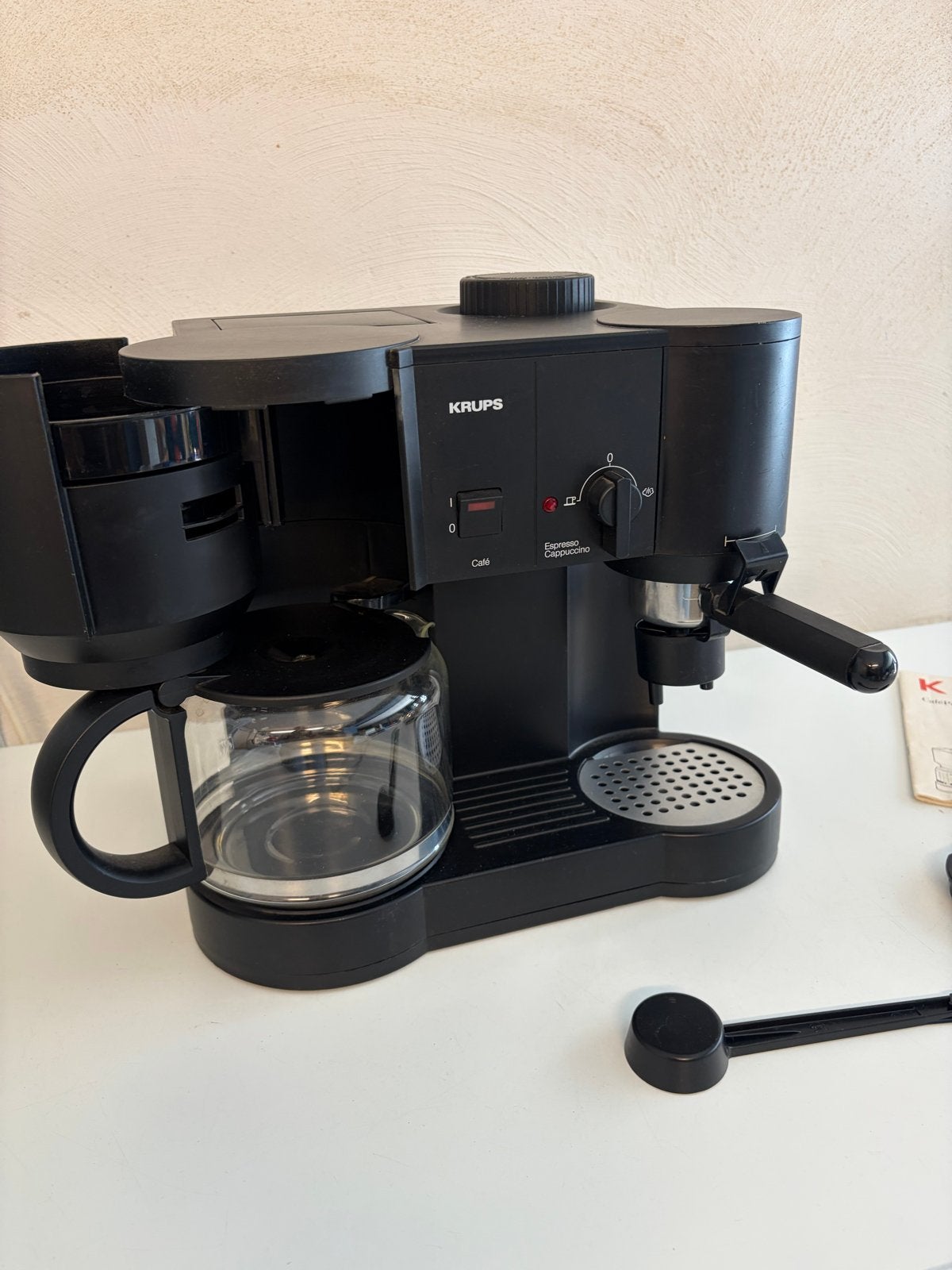Krups CaféPresso 10 Plus, Stoompijpje, Gebruikt, Gemalen koffie, Ophalen of Verzenden