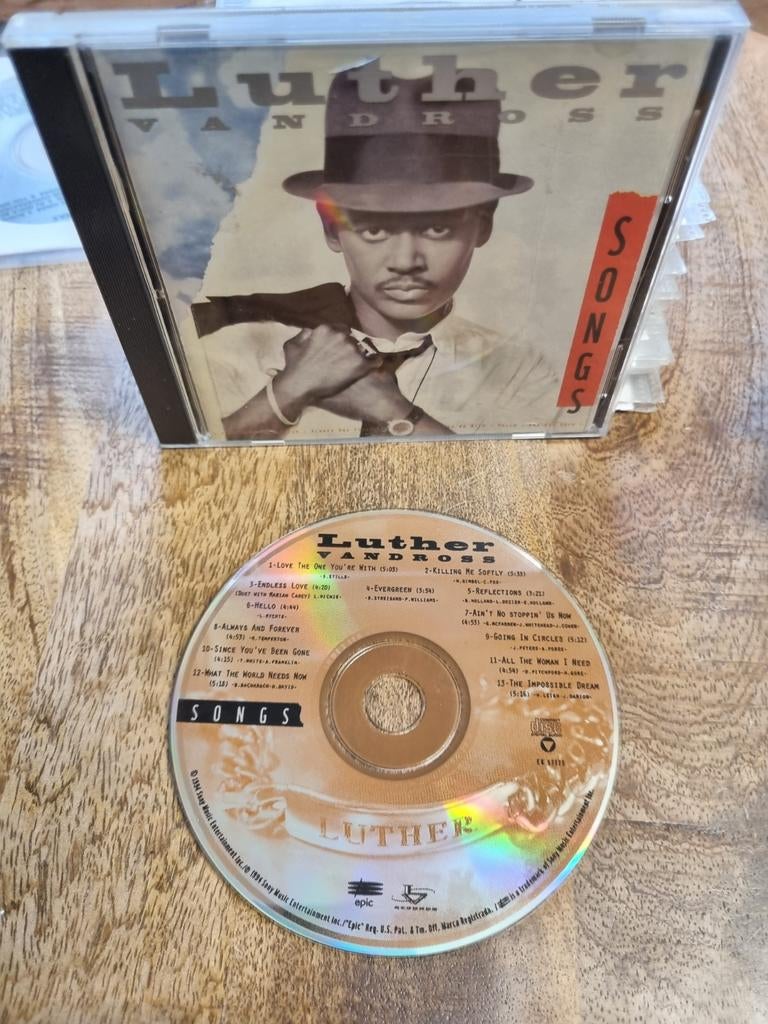 Cd Luther Vandross – Songs, Ophalen of Verzenden, Zo goed als nieuw
