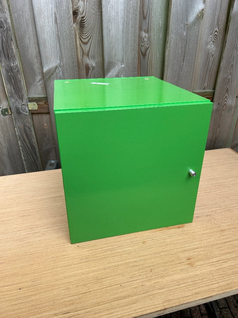 IKEA EXPEDITKALLAX Kastinzet met Deur – Groen, ., Ophalen of Verzenden, Zo goed als nieuw, .