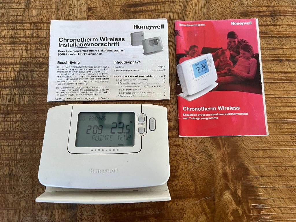 Honeywell Chronotherm wireless klokthermostaat, Doe-het-zelf en Verbouw, Thermostaten, Ophalen of Verzenden, Gebruikt