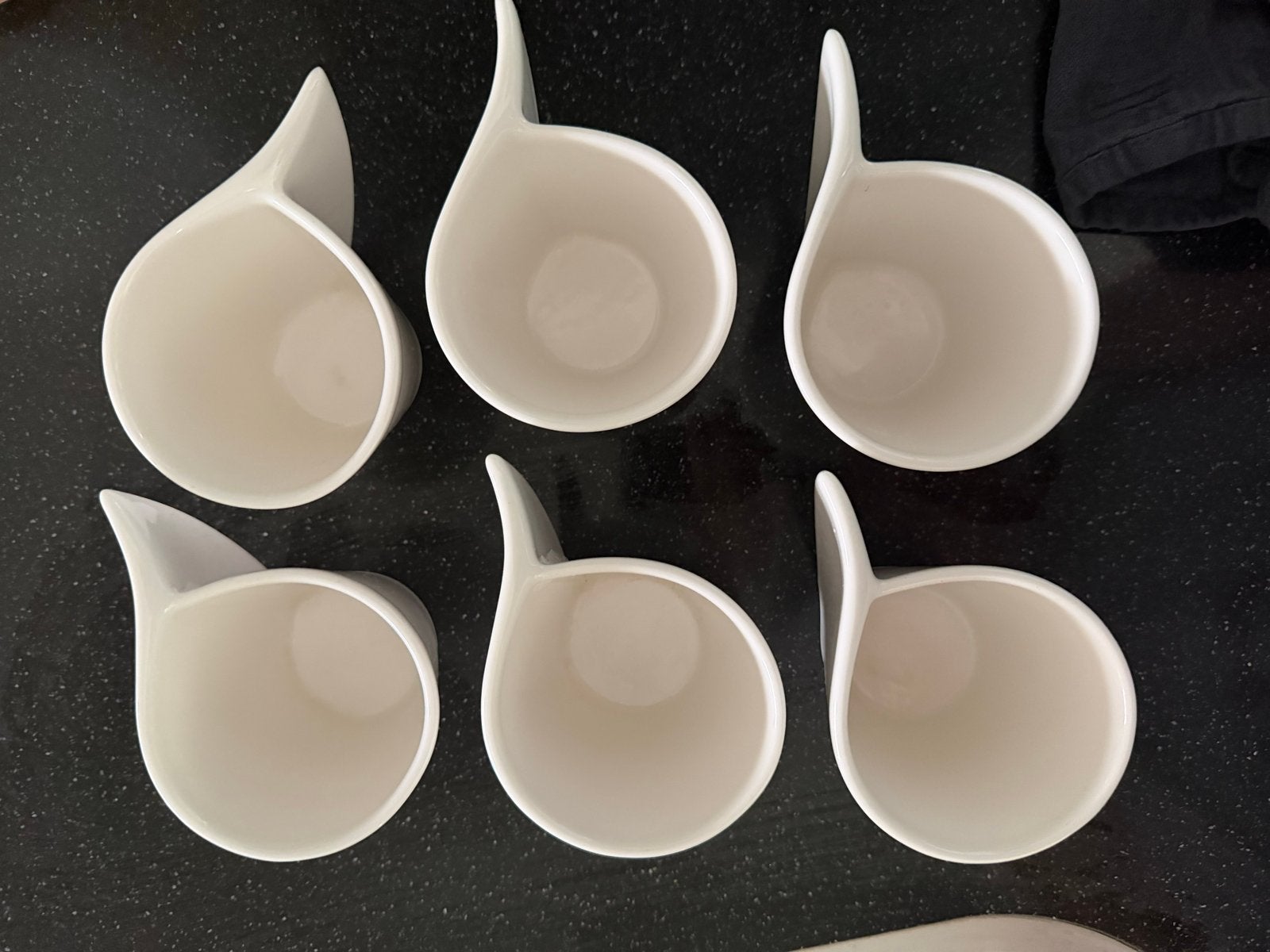 6 Villeroy & Boch kopjes - Modern design, Villeroy & Boch, Ophalen of Verzenden, Zo goed als nieuw, Modern