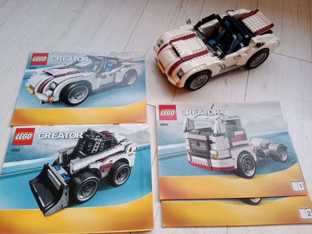 LEGO Creator Cabriolet - 4993, Lego, Compleet, Ophalen of Verzenden, Zo goed als nieuw