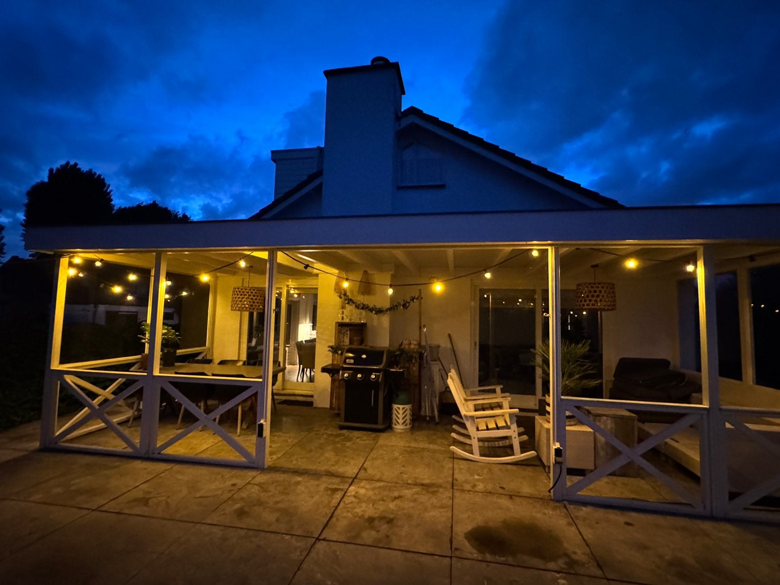 Prikkabel, tuinverlichting, feestverlichting, 40 mtr lang, Tuin en Terras, Ophalen, Overige materialen, Gebruikt, Minder dan 50 watt