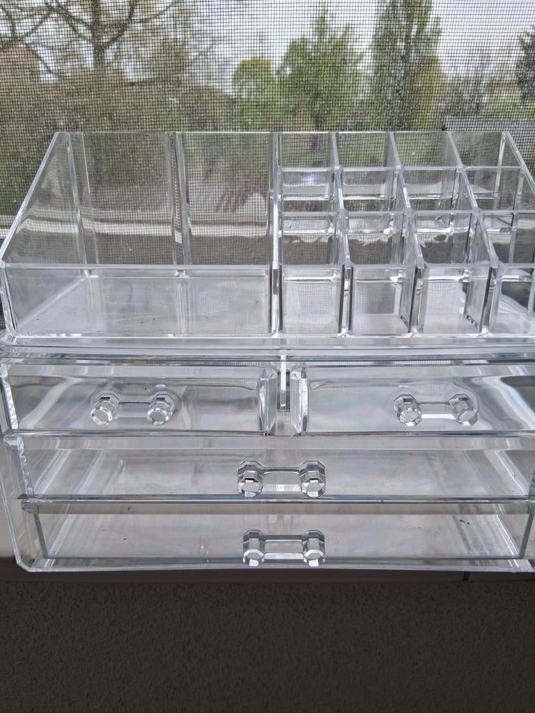 Make-up organizer met lades en vakken, Overige kleuren, Gehele gezicht, Ophalen of Verzenden, Zo goed als nieuw
