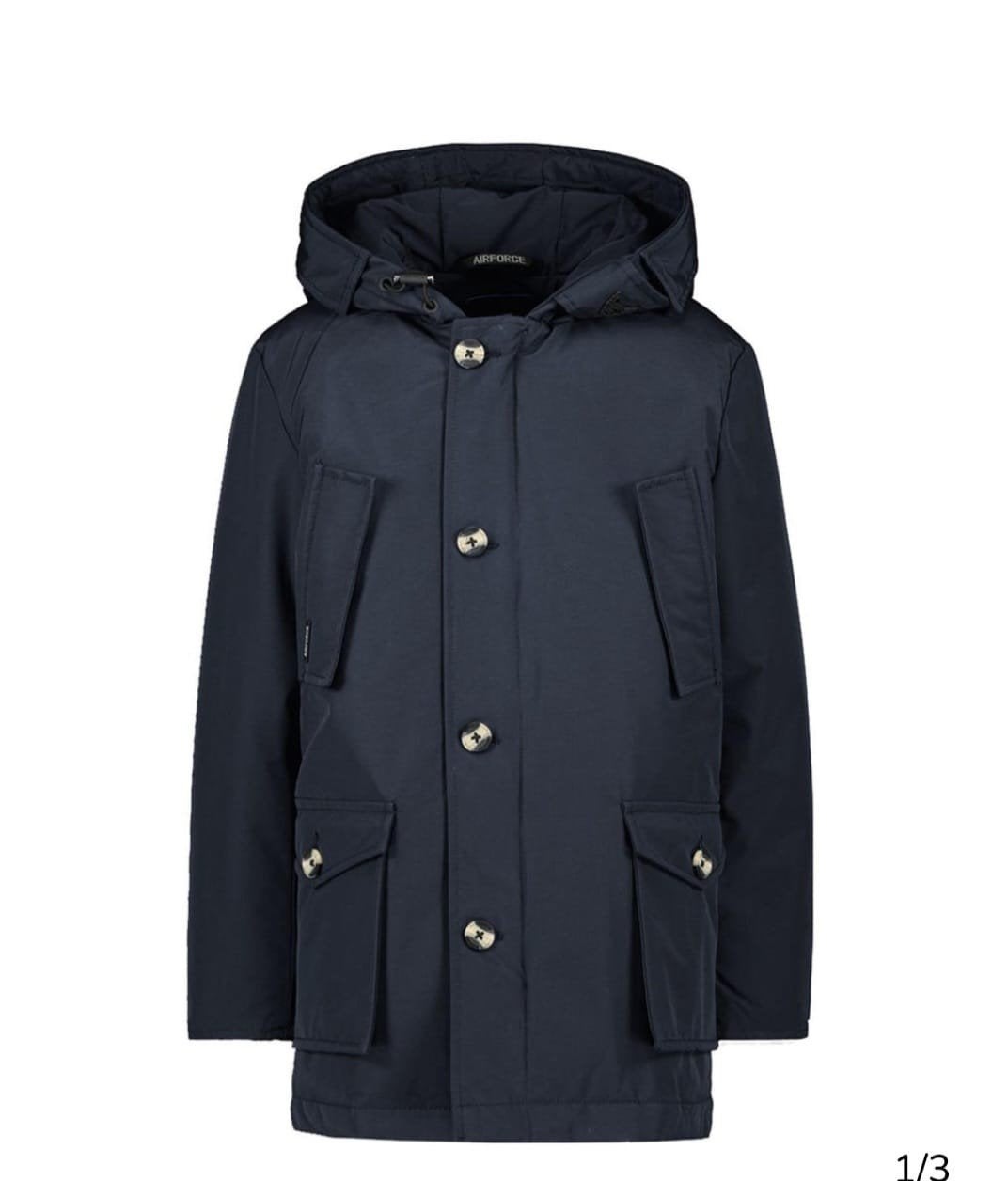 donkerblauw blauw winterjas AIRFORCE maat 176, Kinderen en Baby's, Kinderkleding | Maat 176, Ophalen of Verzenden, Zo goed als nieuw