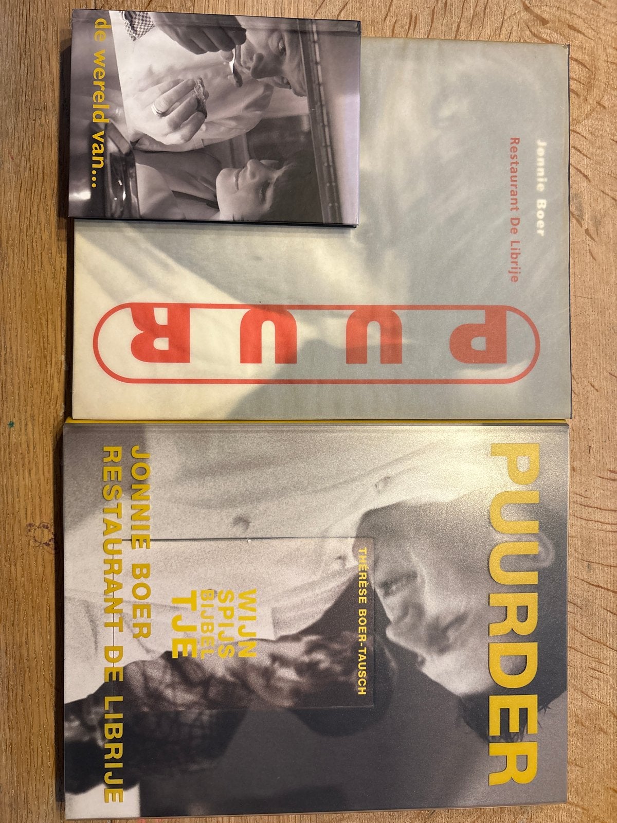 Kookboeken Jonnie Boer De Librije: Puur, Puurder, De Wereld, Boeken, Ophalen of Verzenden, Zo goed als nieuw, Nederland en België