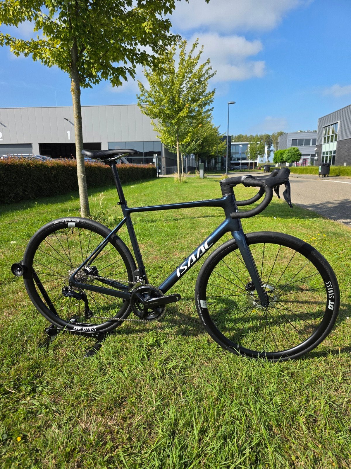 Isaac Vitron maat L Navy Blue Shimano 105 DI2 2027 carbon, Overige typen, Nieuw, Ophalen of Verzenden, Dacorsa