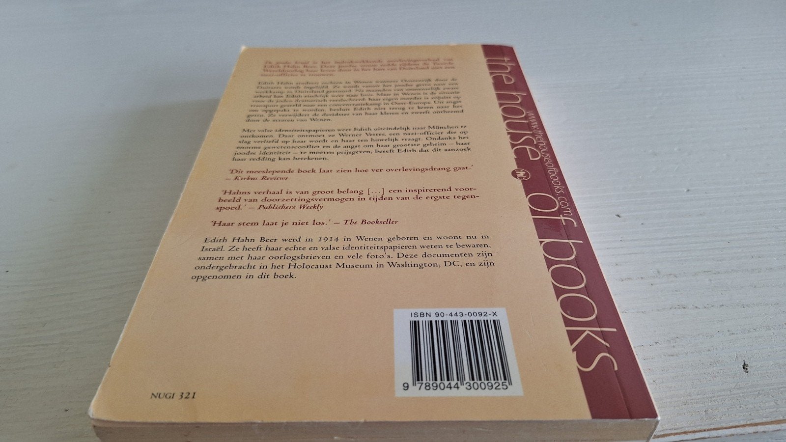 De Joodse Bruid - Edith Hahn Beer (biografie), Boeken, Ophalen of Verzenden, Gelezen, Edith Hahn Beer met Susan Dworkin, Nederland