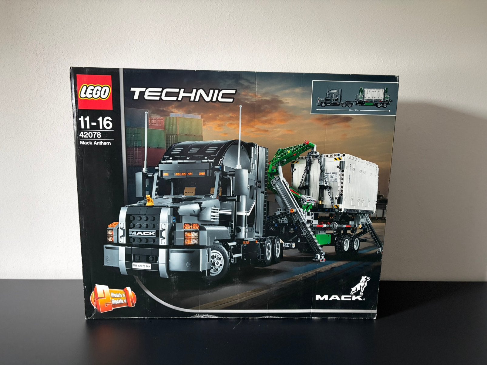 Lego technic Mack anthem 42078, Kinderen en Baby's, Lego, Nieuw, Ophalen of Verzenden, Technic