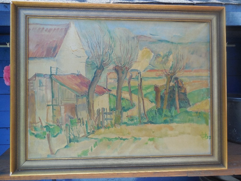 Schilderij J. Schippers, Ophalen